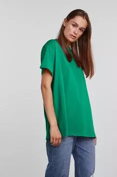 Футболка женская/взрослая девочка PIECES, зеленый