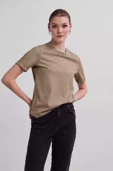 Футболка женская/взрослая девочка PIECES, зеленый