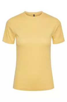 Футболка женская/взрослая девочка PIECES, желтый