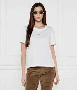 Футболка женская Zadig&Voltaire со стразами, белый