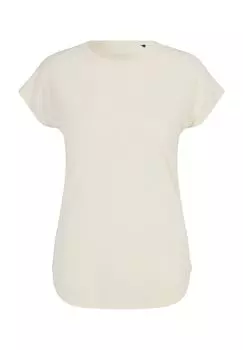 Футболка женская, закругленный низ Manguun Collection, кремовый