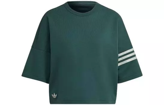 Футболка женская зеленая Adidas