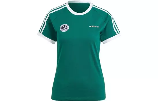 Футболка женская зеленая Adidas Originals