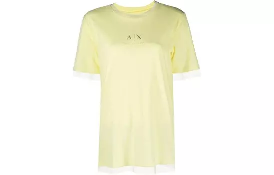 Футболка женская желтая Armani Exchange