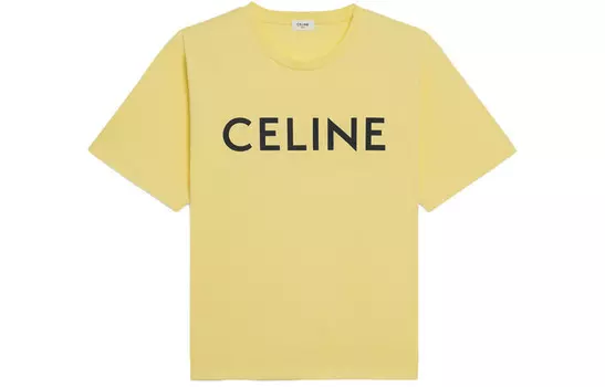 Футболка женская желтая Celine