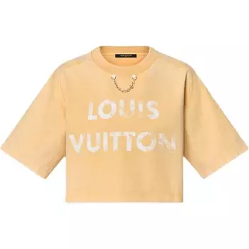 Футболка женская желтая Louis Vuitton