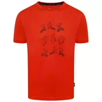 Футболка «Жженый лосось» для мальчиков и девочек, посвященная переработке отходов DARE 2B, цвет naranja