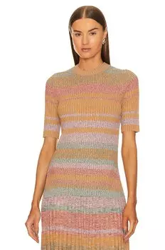 Футболка Zimmermann Mouline, цвет Multi