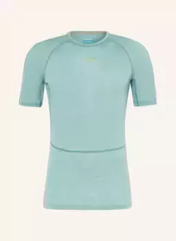 Футболка zoneknit merino blend energy wind с шерстью мериноса Icebreaker, зеленый