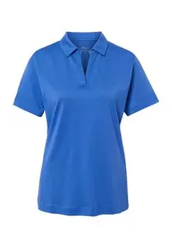 Футболка Зума, воротник-поло, V-образный вырез, женская Adagio, цвет Pool Blue