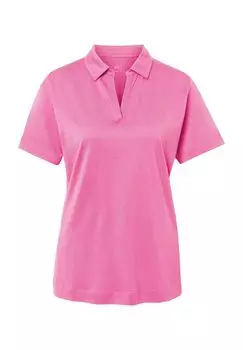 Футболка Зума, воротник-поло, V-образный вырез, женская Adagio, цвет Bubblegum