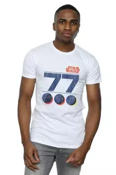Футболка «Звезда Смерти Ретро 77» Star Wars, белый