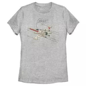 Футболка «Звездные войны X-Wing» для юниоров «Мы уже там» Licensed Character