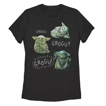 Футболка «Звёздные войны для юниоров: Мандалорец» Grogu Grogu Grogu Licensed Character