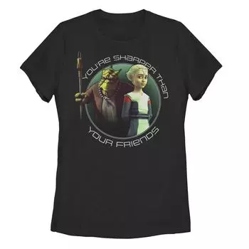 Футболка «Звёздные войны для юниоров: Плохая партия» Omega Cid Sharper Than Your Friends Licensed Character