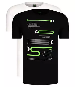 Футболки 2 шт. Regular fit Boss Green, белый