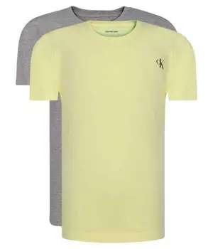 Футболки 2 шт. Regular fit Calvin Klein Jeans, серый