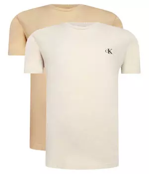Футболки 2 шт. Regular fit Calvin Klein Jeans, желтый