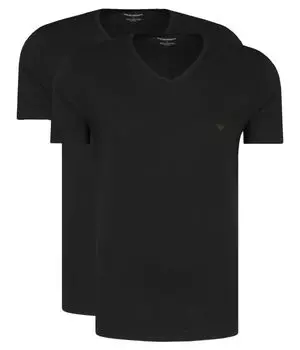 Футболки 2 шт. Regular fit Emporio Armani, черный