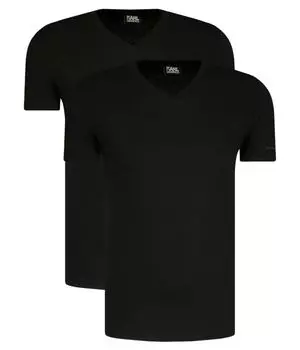 Футболки 2 шт. Regular fit Karl Lagerfeld, черный