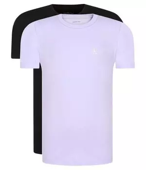 Футболки 2 шт. Slim fit Calvin Klein Jeans, лавандовый