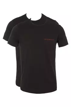 Футболки 2 шт в упаковке Emporio Armani, черный