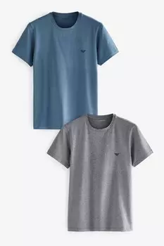 Футболки 2 шт в упаковке Emporio Armani, серый