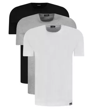 Футболки 3 шт. Regular fit Dsquared2, серый