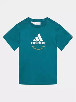 Футболки Adidas, бирюзовый