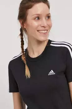 Футболки adidas, черный