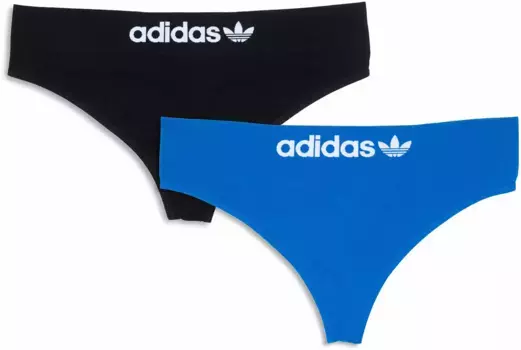 Футболки Adidas Originals (2 шт.), спортивного дизайна, синий