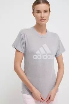 Футболки adidas, серый