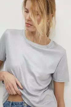 Футболки Answear Lab, серебро