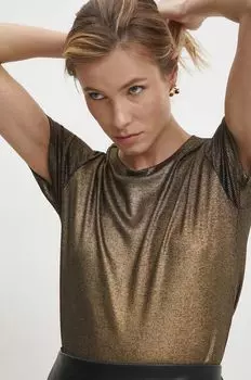 Футболки Answear Lab, золото