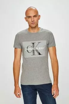 Футболки Calvin Klein Jeans, серый