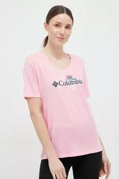 Футболки Columbia, розовый