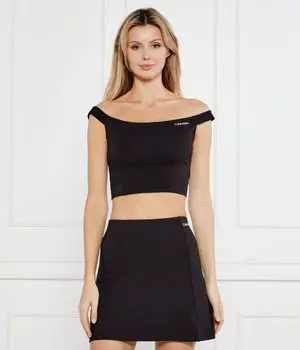 Футболки Cropped fit Calvin Klein Jeans, черный