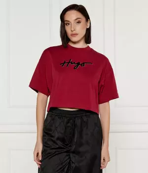 Футболки Cropped fit Hugo, красный