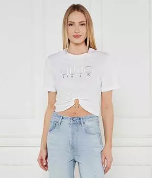 Футболки Cropped fit Liu Jo, белый