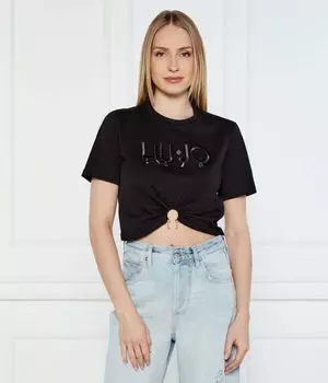 Футболки Cropped fit Liu Jo, черный