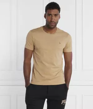 Футболки Custom slim fit Polo Ralph Lauren, коричневый