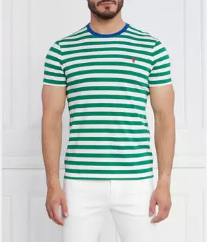 Футболки Custom slim fit Polo Ralph Lauren, белый