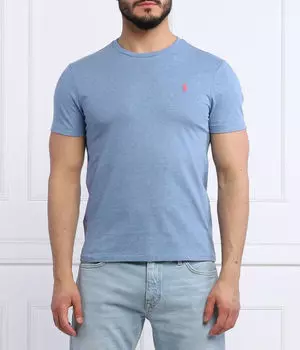 Футболки Custom slim fit Polo Ralph Lauren, синий