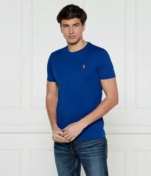 Футболки Custom slim fit Polo Ralph Lauren, синий
