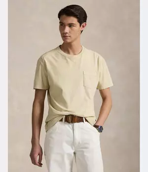 Футболки Custom slim fit Polo Ralph Lauren, желтый