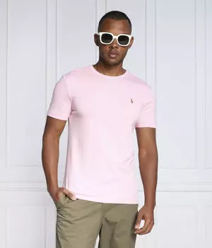 Футболки Custom slim fit Polo Ralph Lauren, розовый
