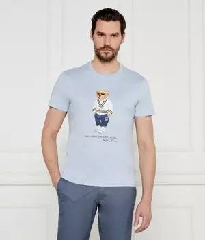 Футболки Custom slim fit Polo Ralph Lauren, синий