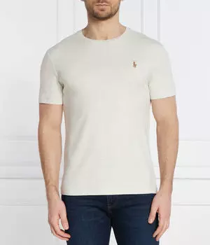 Футболки Custom slim fit Polo Ralph Lauren, серый