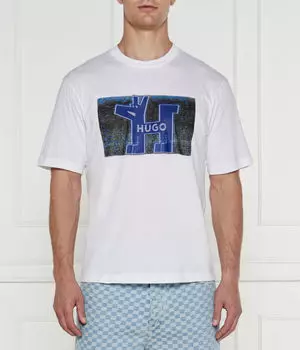 Футболки для этого не подходят. Regular fit Hugo Blue, белый