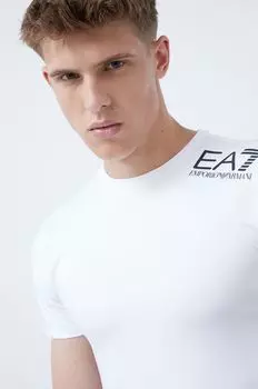 Футболки EA7 Emporio Armani, белый